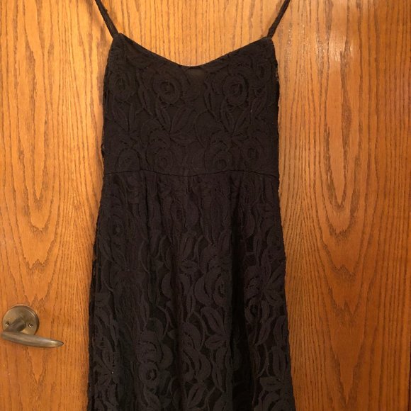 Black lace summer dress - Picture 4 of 4